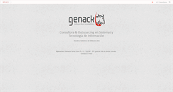 Desktop Screenshot of genack.net