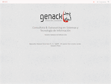 Tablet Screenshot of genack.net